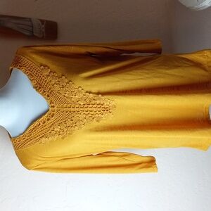 High Fifth Lace Adorned Tee Shirt